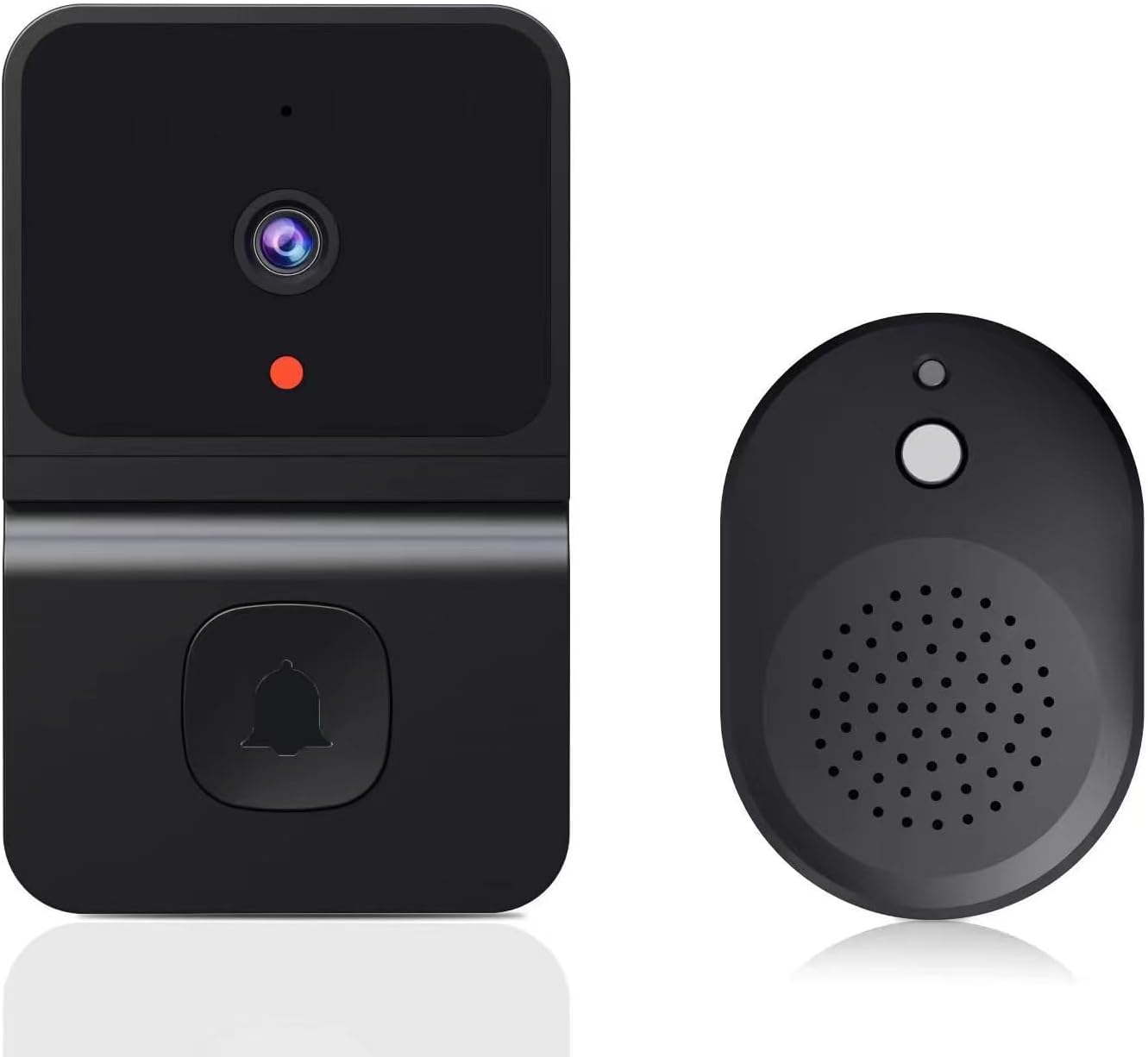 1080P Wireless Video Doorbell with Chime | Smart Wi-Fi Security Camera, Two-Way Audio, and IP65 Waterproof Rating
