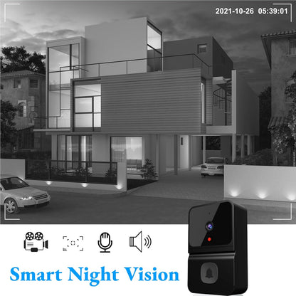 1080P Wireless Video Doorbell with Chime | Smart Wi-Fi Security Camera, Two-Way Audio, and IP65 Waterproof Rating